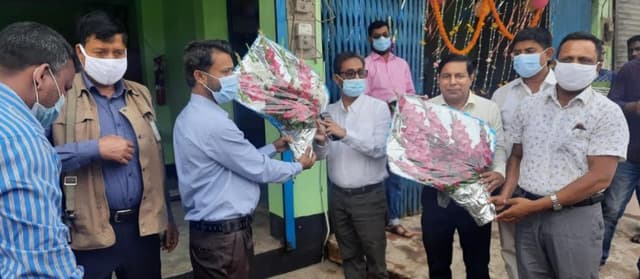 আশাশুনির বুধহাটায় দুগ্ধ শীতলীকরণ কেন্দ্র উদ্বোধন