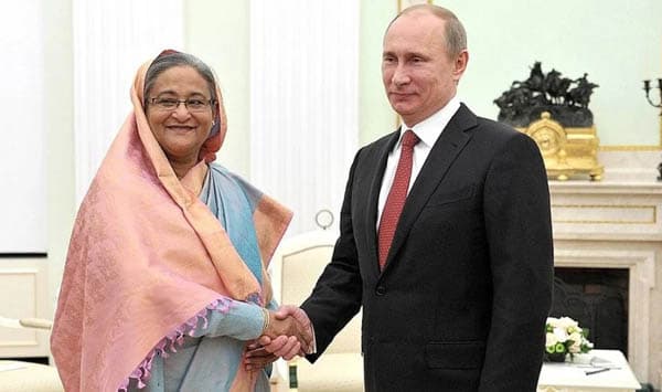 পুনরায় প্রেসিডেন্ট নির্বাচিত হওয়ায় পুতিনকে শেখ হাসিনার অভিনন্দন