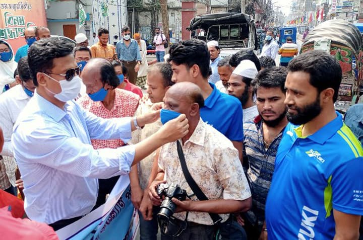 নিয়মিত মাস্ক পড়ার আহবান বরিশাল জেলা প্রশাসকের