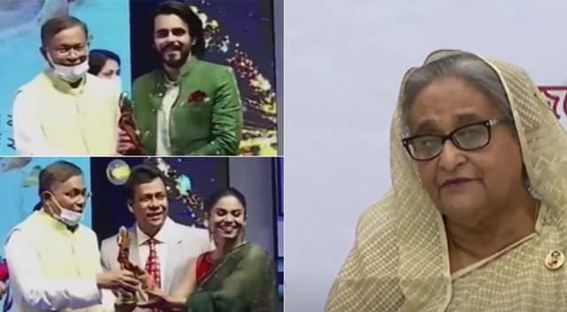 জাতীয় চলচ্চিত্র পুরস্কার দিলেন প্রধানমন্ত্রী