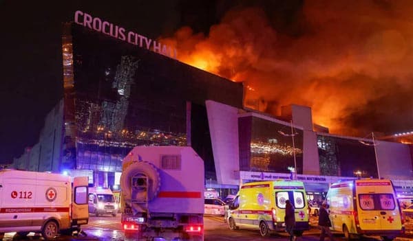 মস্কোয় কনসার্ট হলে বন্দুকধারীদের হামলা, নিহত বেড়ে ৯৩