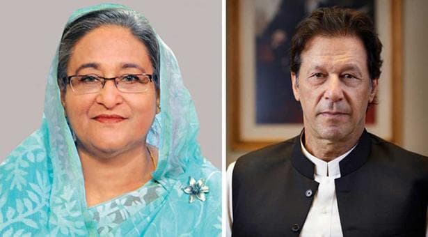 ইমরান খানকে শেখ হাসিনার চিঠি