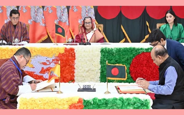 বাংলাদেশ-ভুটান ৩ সমঝোতা স্মারক সাক্ষর