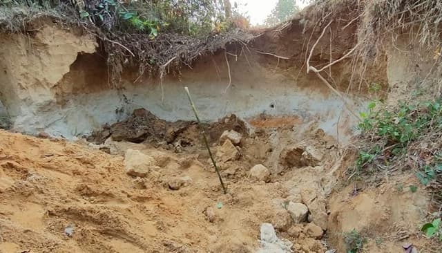 পাখির বাসা খুঁজতে গিয়ে মাটিচাপায় ৩ শিশুর মৃত্যু