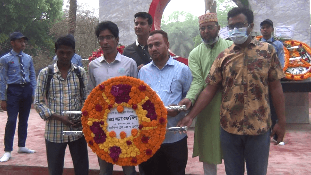 নানা কর্মসূচীর মধ্য দিয়ে হিলিতে মহান স্বাধীনতা ও জাতীয় দিবস পালন