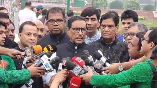 পাকিস্তান যা বলে বিএনপিও তাই বলে: কাদের