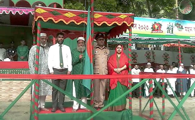 হিজলায় মহান স্বাধীনতা ও জাতীয় দিবস উদযাপন