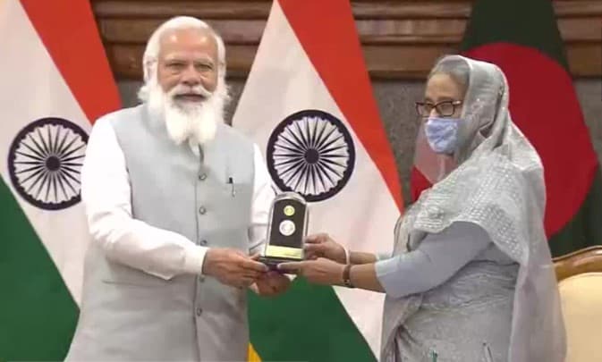 ভারত-বাংলাদেশের মধ্যে পাঁচ সমঝোতা স্মারক সই