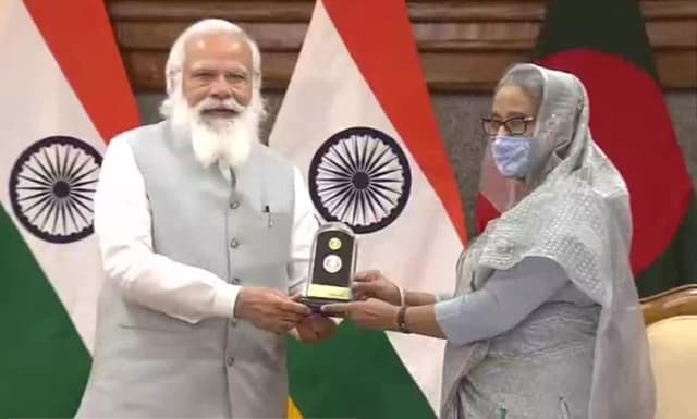 ভারত-বাংলাদেশের মধ্যে পাঁচ সমঝোতা স্মারক সই