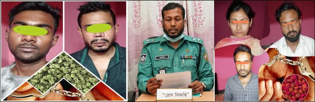 বরিশালে করোনায়ও থেমে নেই মাদক কারবারীরা