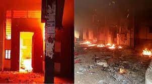 বেছে বেছে আধুনিক স্থাপনায় তাণ্ডব চালাল হেফাজত