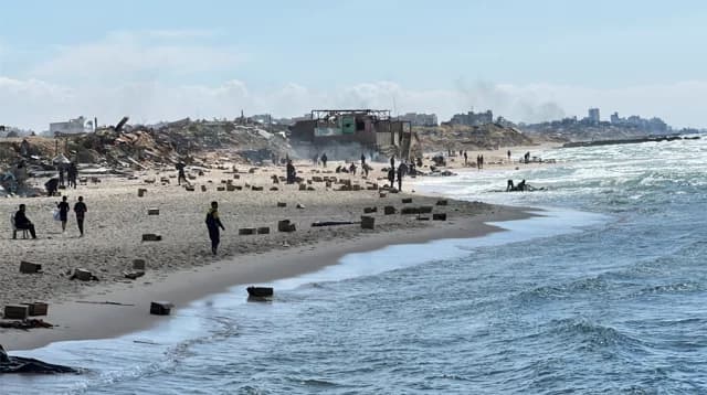 গাজার সমুদ্র তীরে প্লট বুকিং দিচ্ছে ইসরায়েলি বসতি স্থাপনকারীরা