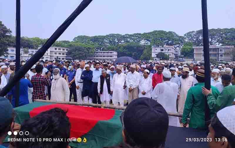 নূরে আলম সিদ্দিকীর চীর বিদায়