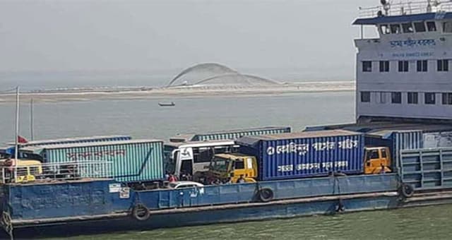 ঈদের ৬ দিন ফেরিতে ট্রাক-কাভার্ডভ্যান পারাপার বন্ধ