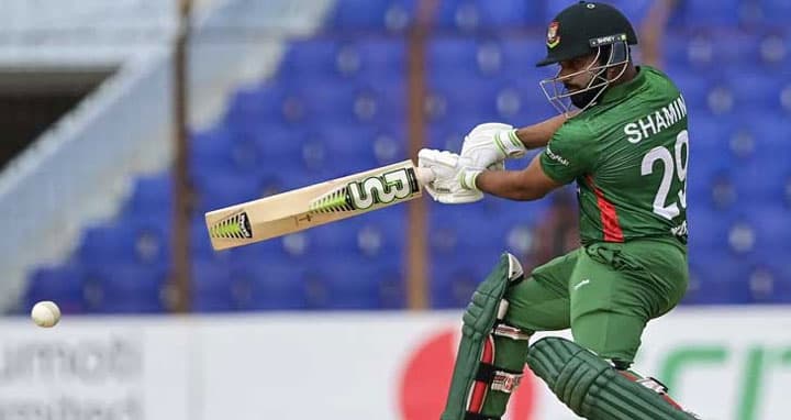 শামীমের ফিফটিতে, ১২৪ রানে লড়াইয়ের পুঁজি বাংলাদেশের