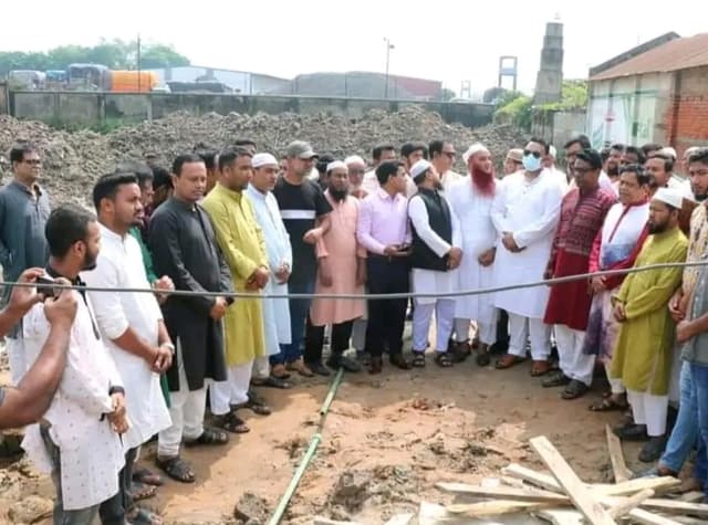 হাকিমপুর উপজেলা আ'লীগের দলীয় কার্যালয়ের ভিত্তি প্রস্তর উদ্বোধন