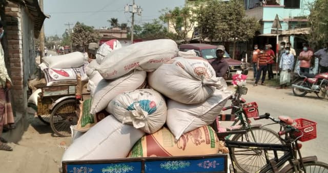 গুদামে মিললো সরকারি চাল