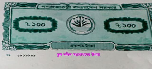 জেনে নিন ভুল দলিল সংশোধনের উপায়: