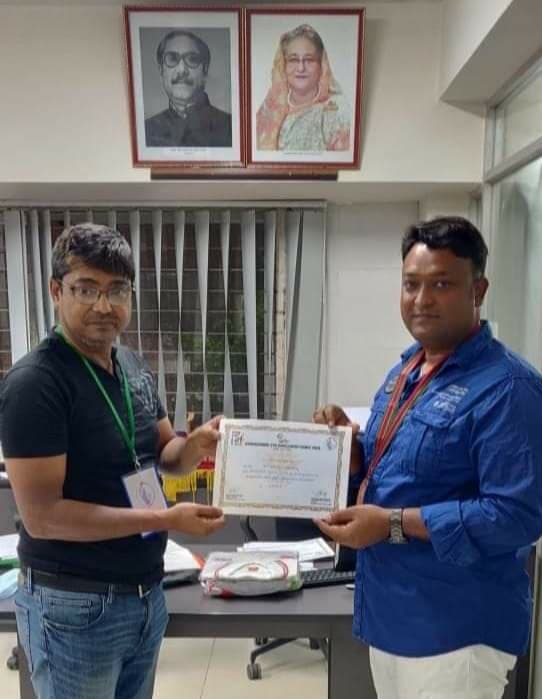 বঙ্গবন্ধু ৯ম বাংলাদেশ গেমসে ব্রোঞ্জ পদক পেয়েছেন শিবলী সাদিক