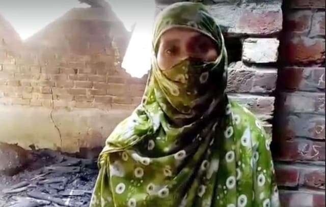 কয়েলের আগুনে বিধবা আসমার শেষ সম্বল পুড়ে ছাই