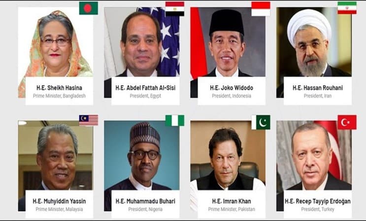 ডি-৮ সম্মেলনে চার বিষয়ে প্রধানমন্ত্রীর গুরুত্বারোপ