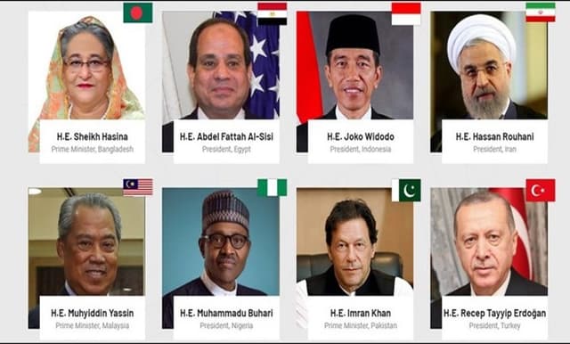 ডি-৮ সম্মেলনে চার বিষয়ে প্রধানমন্ত্রীর গুরুত্বারোপ
