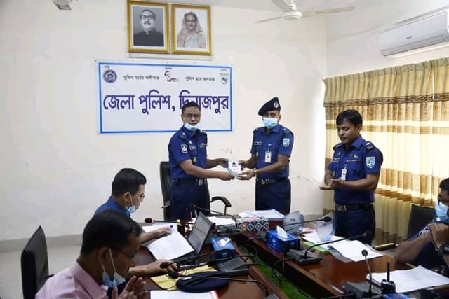 দিনাজপুর জেলার শ্রেষ্ঠ সার্কেল এএসপি শরিফুল ইসলাম