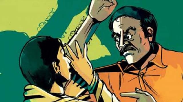 সন্তানদের বেধে রেখে স্ত্রীকে পেটালেন এএসআই স্বামী