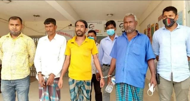 সুন্দরগঞ্জে তিন মাদক সেবীর কারাদন্ড