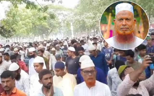 শোলাকিয়া ঈদগাহ মসজিদের ইমাম চিরনিদ্রায় শায়িত