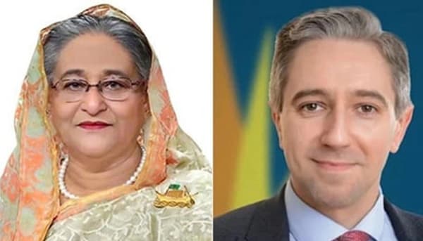 আয়ারল্যান্ডের নবনির্বাচিত প্রধানমন্ত্রীকে শেখ হাসিনার অভিনন্দন