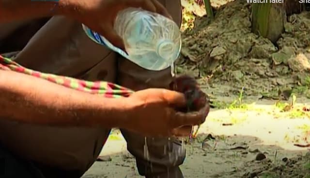 ভেজা গামছায় কণ্ঠ বদলে অভিনব প্রতারণা !