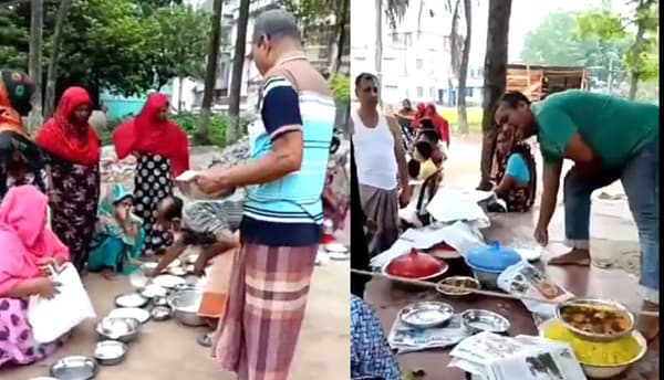 ঝিনাইদহে তিনশ' বছরের ঐতিহ্য শিরনী বিতরণ মহল্লাবাসির