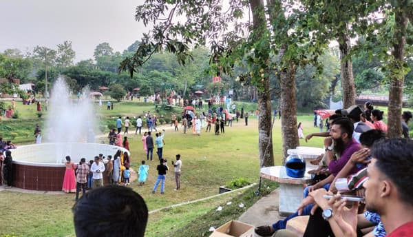 ঈদ ও নববর্ষের ছুটিতে শ্রীমঙ্গল-কমলগঞ্জে পর্যটকদের ঢল