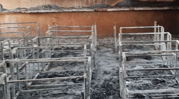 আগুনে পুড়ে ২০ শিশুর মৃত্যু