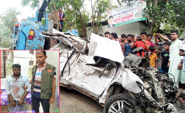 ঝালকাঠিতে মর্মান্তিক দুর্ঘটনা: ঘাতক ট্রাকের চালক হেলপার আটক