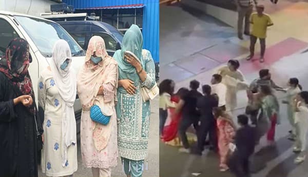 জানা গেল বারের সামনে নারীদের চুলোচুলির কারণ