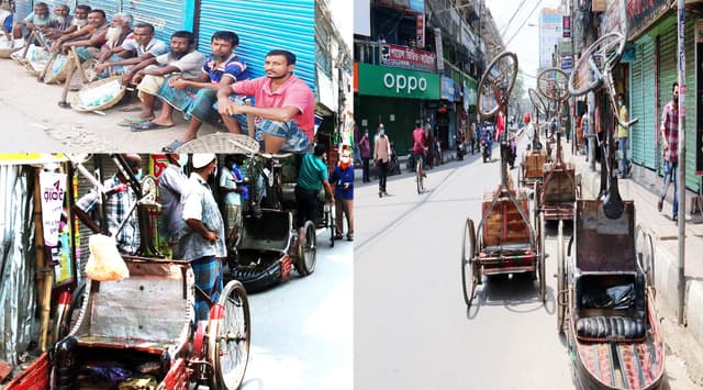 বরিশালে লকডাউনে নিন্ম আয়ের মানুষের মানবেতর জীবনযাপন