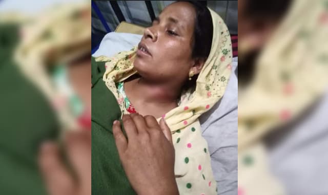 গৃহবধূকে মারধর ও গলা টিপে হত্যার চেষ্টা!