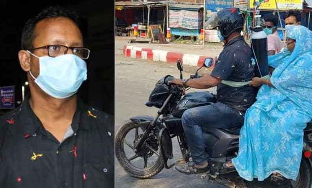 করোনাকে পরাজিত করে মাকে নিয়ে বাড়ি ফিরলেন সেই ছেলে