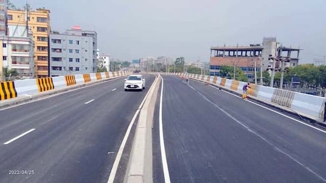 গাজীপুরে খুলে দেয়া হলো দুটি উড়ালসড়ক