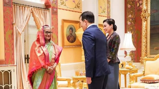 থাইল্যান্ডের রাজা-রাণীর সঙ্গে প্রধানমন্ত্রীর সৌজন্য সাক্ষাৎ