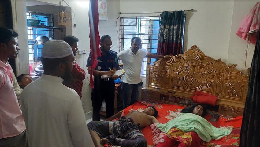 শ্রীপুরে ফ্লাট থেকে স্বামী-স্ত্রীর মরদেহ উদ্ধার