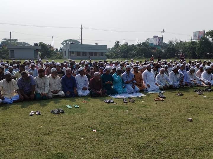 সরাইলে বৃষ্টির জন্য নামাজ আদায়