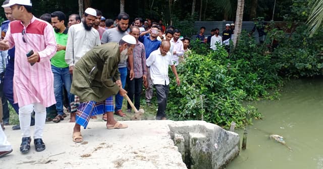 ১১ বছর পর অবমুক্ত হলো কলাপাড়ার বাদুরতলী খাল