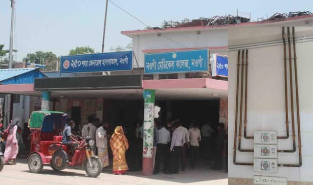  নওগাঁ সদর হাসপাতালে চালু হলো সেন্ট্রাল অক্সিজেন প্ল্যান্ট