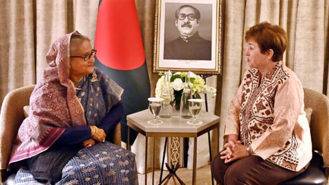 সমৃদ্ধি অর্জনে শেখ হাসিনার মতো নেতৃত্ব প্রয়োজন: আইএমএফ প্রধান