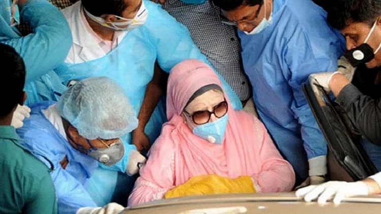 খালেদার  শ্বাসকষ্ট,এখন সিসিও-তে!