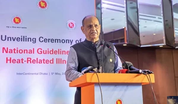 তাপদাহ থেকে সুরক্ষায় জাতীয় গাইডলাইন প্রকাশ