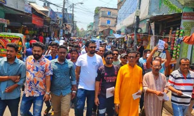 বরিশালে নৌকার প্রার্থীকে বিজয়ী করতে আটঘাট বেধে মাঠে যুবলীগ